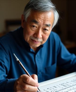 Master Wei, Calligraphy Artist