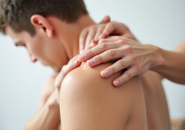 Deep tissue massage recovery session